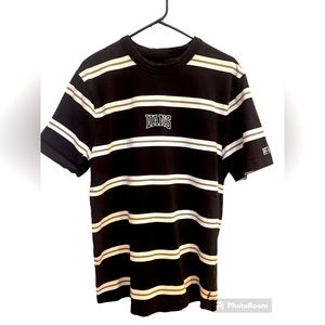Vans Classic Sport Black & White Stripe Knit T-shirt